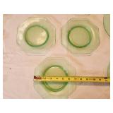 31 Pcs. Of Vintage Green Glass