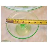 31 Pcs. Of Vintage Green Glass