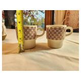 MCM Ceramic Coffee Cups & Cream/Sugar