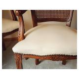 Louis XV Carved Arm Chairs