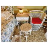 Vintage Rattan Bedroom Set