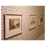 3 Vintage Charles Blondin Prints