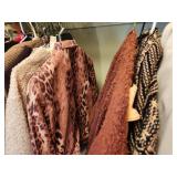 Rack of Designer Clothing & Sweater Shelf