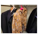 Rack of Designer Clothing & Sweater Shelf