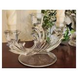 Vintage Crystal Candelabras & Centerpiece
