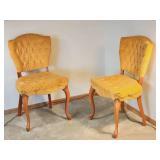 Vintage Upholstered Side Chairs