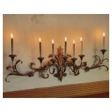 Large Vintage Florentia 7 Light Wall Sconce
