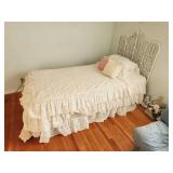 Pair of Rattan Twin Beds