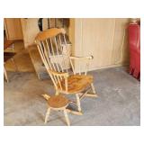 Vintage Rocker and Side Table