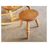 Vintage Rocker and Side Table