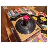 Vintage RCA Record Player w/ Records