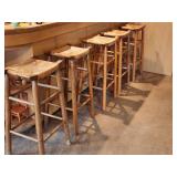 5 Vintage Bar Stools