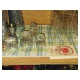 Vintage Bar Glasses, etc
