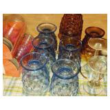 Vintage Bar Glasses, etc