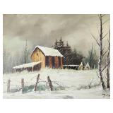 Vintage Oil on Canvas