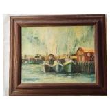 Vintage Oil on Board