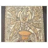 2 Vintage Madhubani Paintings