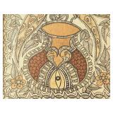 2 Vintage Madhubani Paintings