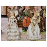 9 Vintage China Figurines