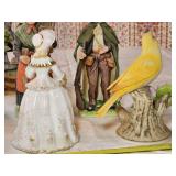 9 Vintage China Figurines