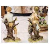 9 Vintage China Figurines