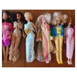 Vintage 10 Barbie Dolls Lot