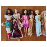 Vintage 10 Barbie Dolls Lot