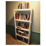 Vintage Bookshelf and Books