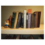 Vintage Bookshelf and Books