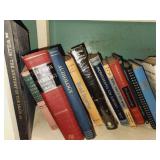 Vintage Bookshelf and Books