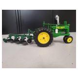 John Deere Model A with a 3 bottom plow 1/16 Scale