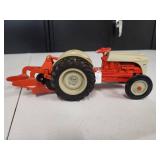Ford Model Unknown Tractor, with 2 bottom plow