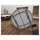 Round Banquet Event Folding Table and Chairs