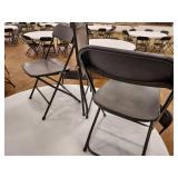 Round Banquet Event Folding Table and Chairs