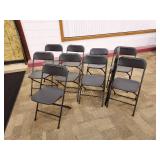 Ten Folding Chairs