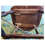 Six Old Wooden Chairs