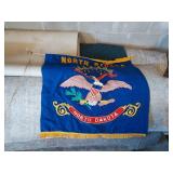 ND Flag and Hotel Banner