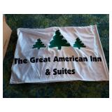 ND Flag and Hotel Banner