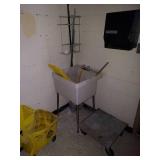 Janitorial items and Utility Sink