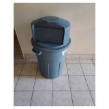 Garbage Cans with Trash Can Domes