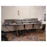 Bar Kitchen Sink, Air Fyer & Stand, Stainless Shelf, and Food Prep Cooler