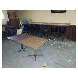 Bar Table, Stools, and Chairs