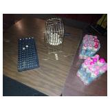 Bar Bingo Cage w/Wooden Balls