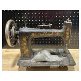 New Royal Sewing Machine and Cabinet