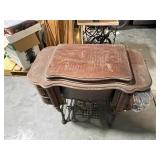 New Royal Sewing Machine and Cabinet