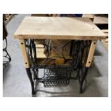 New Royal Sewing Cabinet Refurbished into an End Table