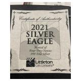 2021 Silver Eagle 4 Ounce Coin
