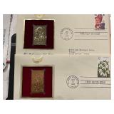 Commemorative Gold Foil Stamps