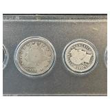 Barber Half Dollar, Quarter, Dime, Liberty Nickel, Indian Cent