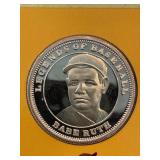 Babe Ruth Silver Proof Coin